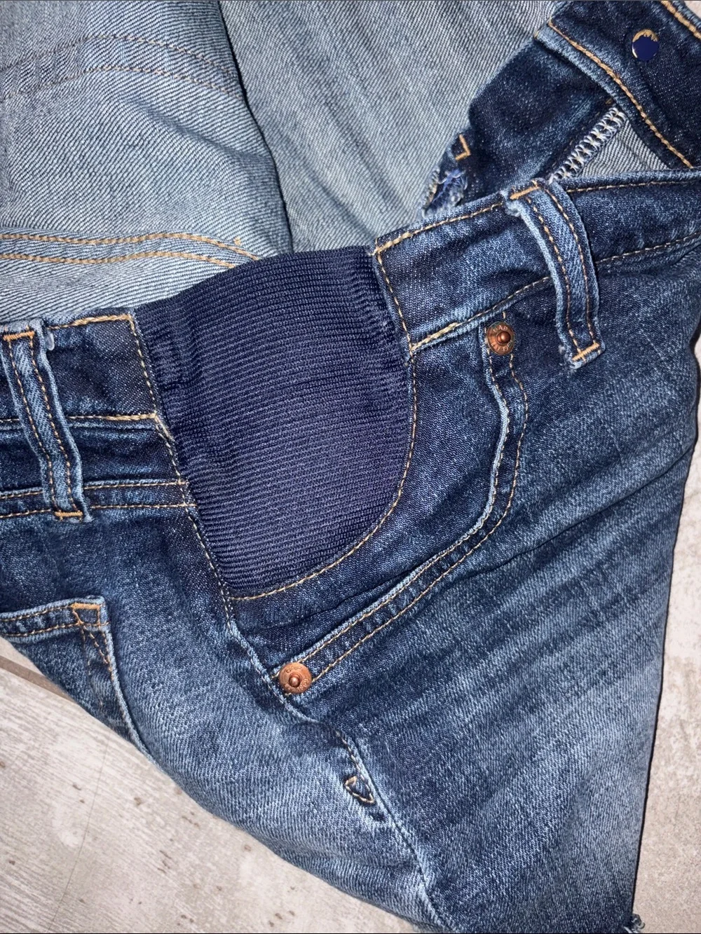 GAP Dark Blue Denim Shorts with Stretch Panels